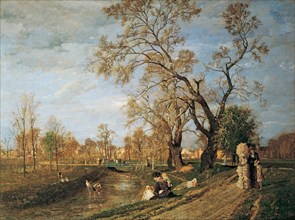 Spring at the Prater, 1882. Creator: Blau, Tina (1845-1916).