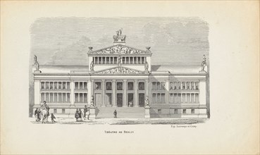 Schauspielhaus Berlin, Mid of the 19th century. Creator: Marville, Charles (1813-1879).