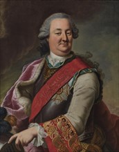 Portrait of Karl August, Prince of Waldeck and Pyrmont (1704-1763), 1748. Creator: Ziesenis, Johann Georg, the Younger (1716-1776).