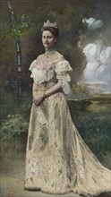 Portrait of Duchess Maria Immakulata of Württemberg, Archduchess of Austria (1878-1968), c. 1900. Creator: Andersen, Th. (active ca 1900).