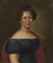 Portrait of Princess Louise of Württemberg, Countess of Hohenlohe-Öhringen (1789-1851). Creator: Rothe, Carl (1810-1865).