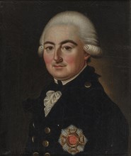 Portrait of George I, Prince of Waldeck and Pyrmont (1747-1813), 1824. Creator: Maul, Friedrich Wilhelm (1780-1852).