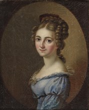 Portrait of Duchess Mathilde of Württemberg (1801-1825), Princess of Waldeck and Pyrmont, First quar Creator: Tielmann (active 1st quarter of the 19th century).