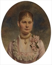 Portrait of Duchess Marie Amelie of Württemberg (1865-1883). Creator: Graf, Ludwig (1838-1894).