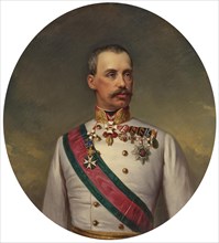 Portrait of Archduke Albrecht of Austria, Duke of Teschen (1817-1895). Creator: Schrotzberg, Franz (1811-1889).
