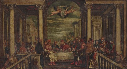Banquet of Saint Gregory the Great. Creator: Veronese, Paolo (1528-1588).