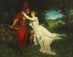 Tannhäuser and Venus in the Venusberg. Creator: Leeke, Ferdinand (1859-1937).
