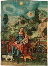 The Virgin and Child in a river landscape, Second half of the16th century. Creator: Wehme, Zacharias (1555-1606).