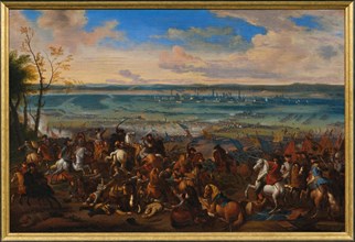Prince Eugène of Savoy at the Battle of Malplaquet. Creator: Huchtenburgh, Jan van (1647-1733).