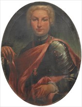 Portrait of Count János Bernard István Pálffy de Erdod (1664-1751), in armour and wearing the Order  Creator: Crespi, Luigi (1709-1779).