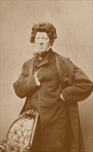 Portrait of the composer and violinist Fredrik Pacius (1809-1891), 1870s. Creator: Photo studio C. A. Hårdh, Helsingfors  .