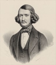 Portrait of the violinist Alexandre Joseph Artôt (1815-1845), 1845. Creator: Alophe, Marie-Alexandre Menut (1812-1883).