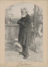 Portrait of Frédéric Sauvage (1786-1857), 1853. Creator: Gavarni, Paul (1804-1866).