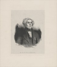 Portrait of Mathieu Guillaume Thérèse Villenave (1762-1846) , 1839. Creator: Gavarni, Paul (1804-1866).