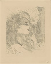 Anna Held (1873-1918), c. 1898. Creator: Toulouse-Lautrec, Henri, de (1864-1901).