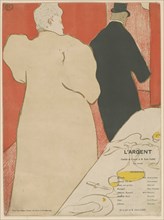 Programme pour "L'Argent", 1895. Creator: Toulouse-Lautrec, Henri, de (1864-1901).