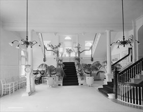 The Bath house foyer, Virginia Hot Springs, c.between 1910 and 1920. Creator: Unknown.