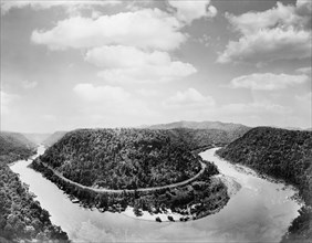 New River Canyon, W. Va. from Hawk's Nest, c.between 1910 and 1920. Creator: Unknown.