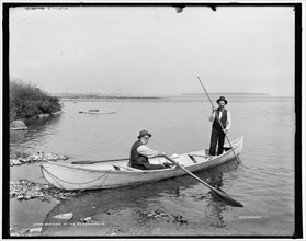 Boatmen of the St. Lawrence, between 1890 and 1901. Creator: William H. Jackson.