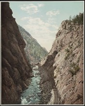 Platte Canon, Colorado, c1899. Creator: William H. Jackson.