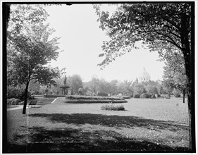 Central Park and State Capitol, St. Paul, Minn., c1902. Creator: William H. Jackson.