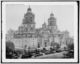 The Cathedral, City of Mexico, Mex., between 1880 and 1897. Creator: William H. Jackson.