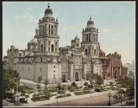 Mexico, the Cathedral, City of Mexico, c1899. Creator: William H. Jackson.