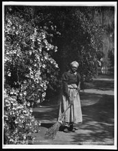 Aunt Phoebe, Magnolia-on-the-Ashley i.e. Magnolia Gardens, Charleston, S.C., c1901. Creator: William H. Jackson.