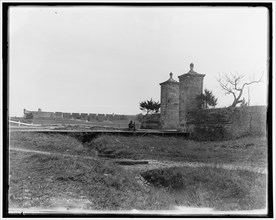 The Old City Gate, St. Augustine, between 1880 and 1897. Creator: William H. Jackson.
