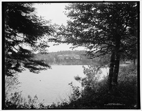 The Ampersand, Lower Saranac Lake, Adirondack Mountains, c1902. Creator: William H. Jackson.