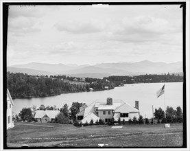 Mirror Lake, Adirondack Mountains, c1902. Creator: William H. Jackson.