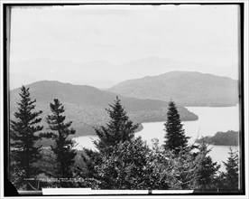 Lake Placid from Eagle's Eyrie, Adirondack Mountains, between 1901 and 1906. Creator: William H. Jackson.
