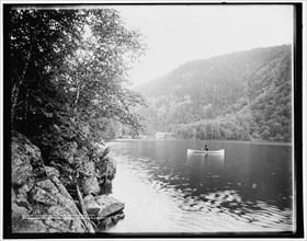Upper Cascade Lake, Adirondack Mts., c1902. Creator: William H. Jackson.