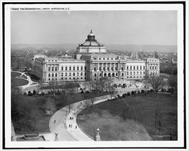 The Congressional Library i.e. Library of Congress, Washington, D.C., c1902. Creator: William H. Jackson.