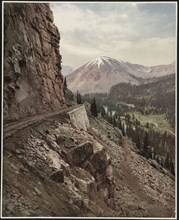 The palisades, Alpine Pass, Colorado, c1899. Creator: William H. Jackson.