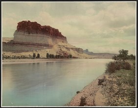Bluffs of the Green River, Wyoming, c1900. Creator: William H. Jackson.