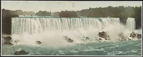 Niagara, the American Fall, c1899. Creator: William H. Jackson.
