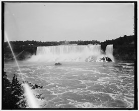 American Falls from Canada side, between 1880 and 1897. Creator: William H. Jackson.