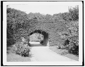 Archway in the park, Buffalo, N.Y., between 1900 and 1906. Creator: Unknown.