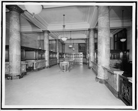 Main banking room, Second National Bank, Boston, Mass., between 1905 and 1915. Creator: Unknown.