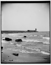 Light house, Charlevoix, between 1890 and 1901. Creator: Unknown.