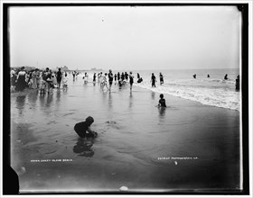 Coney Island beach, between 1901 and 1906. Creator: Unknown.