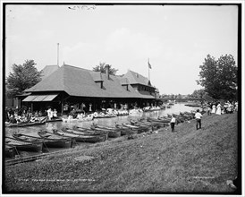 The Boat house, Belle Isle Park, Detroit, Mich., c1908. Creator: Unknown.