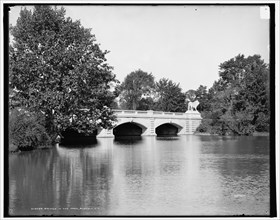 Bridge in the park, Buffalo, N.Y., between 1900 and 1906. Creator: Unknown.