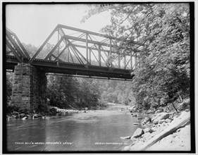 Bell's Bridge, Brodhead's Creek, between 1890 and 1901. Creator: Unknown.