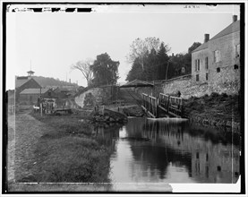 Morris and Essex canal, Boonton, N.J., between 1890 and 1901. Creator: Unknown.