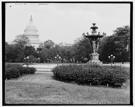 Bartholdi Fountain in botanical gardens, Washington, D.C., c1907. Creator: Unknown.