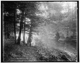Cave pool, Analomink River, Pa., c1900. Creator: Unknown.
