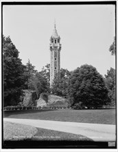 Forest Hills Cemetery, Boston, bell tower, between 1890 and 1901. Creator: Unknown.
