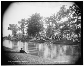 Concert day, Belle Isle Park, Detroit, between 1890 and 1901. Creator: Unknown.